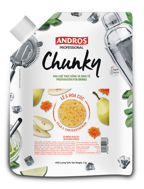 packshot chunky pear chrysanthemum