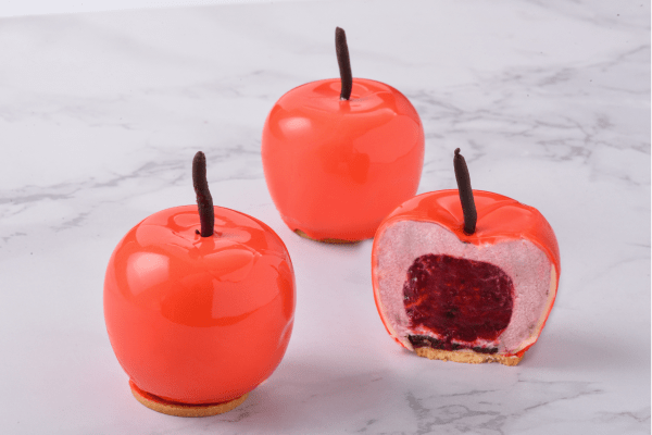 andros pastries december berry pomme d amour