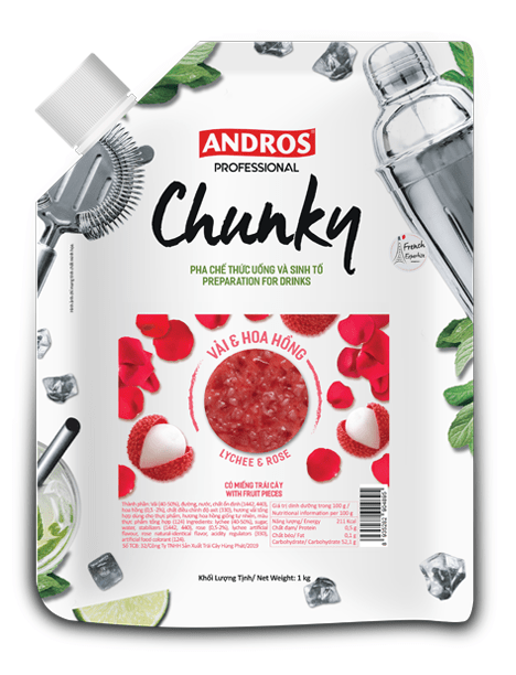 packshot chunky lychee rose