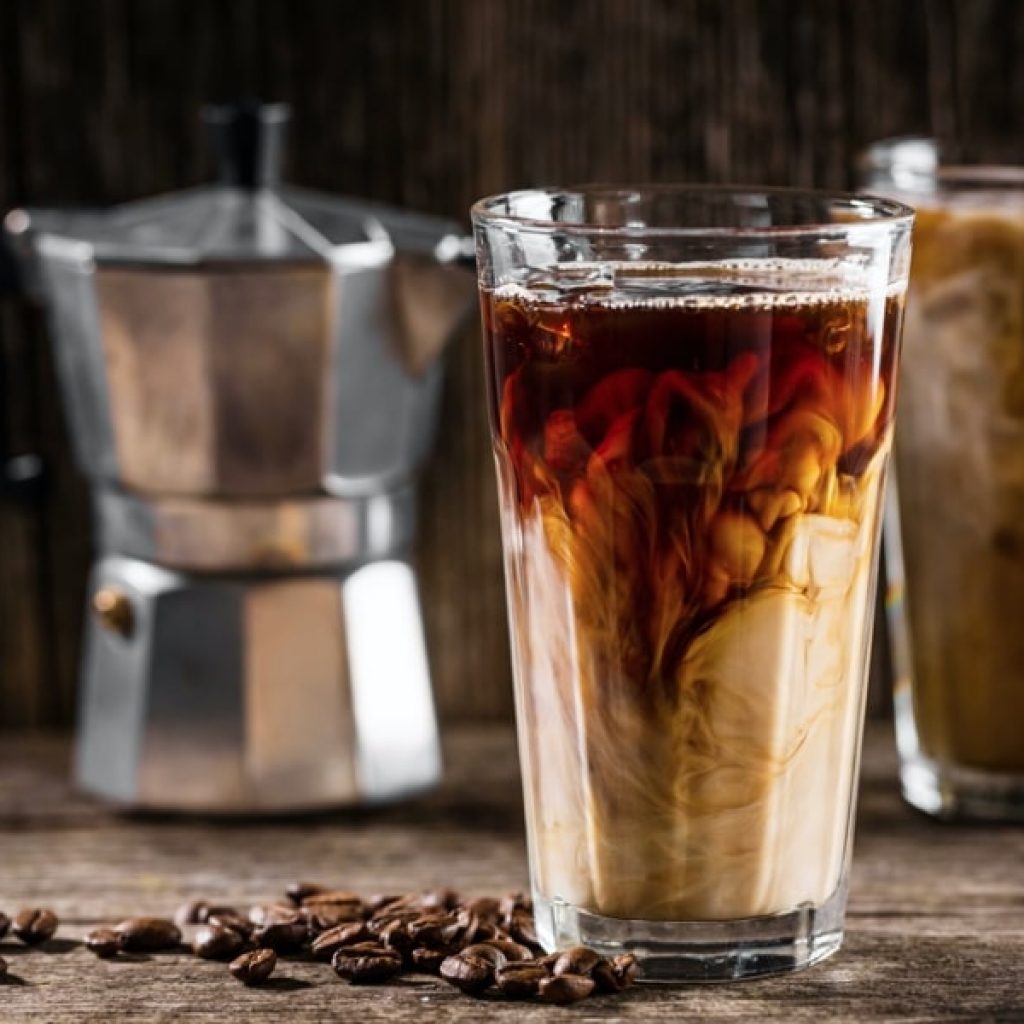 cold brew với mứt trái cây