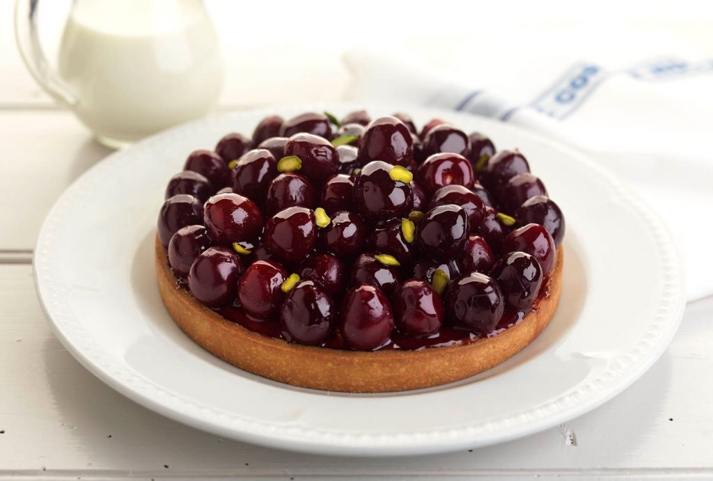 Bánh Tart mứt filling Cherry