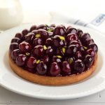 Bánh Tart mứt filling Cherry