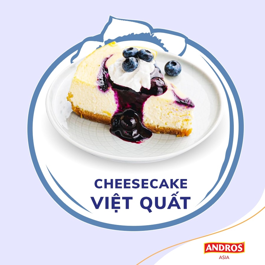 Cheese cake việt quất