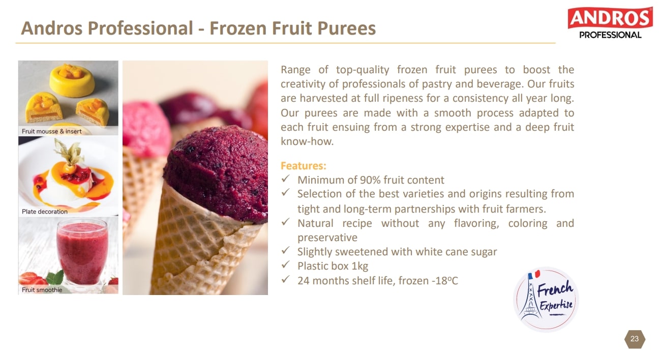 Frozen Fruits Purees