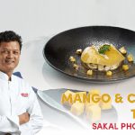 mango crab tart