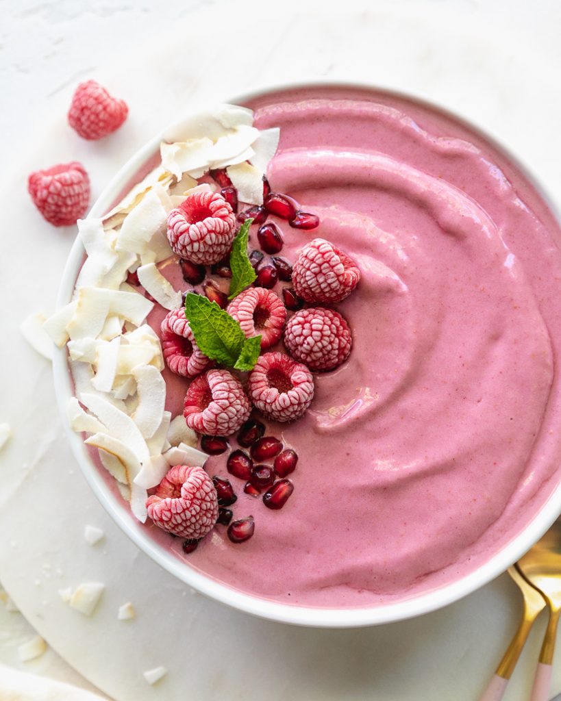 Smoothie bowl sắc màu