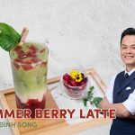 summer berry latte